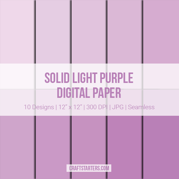 Solid Light Purple Digital Paper