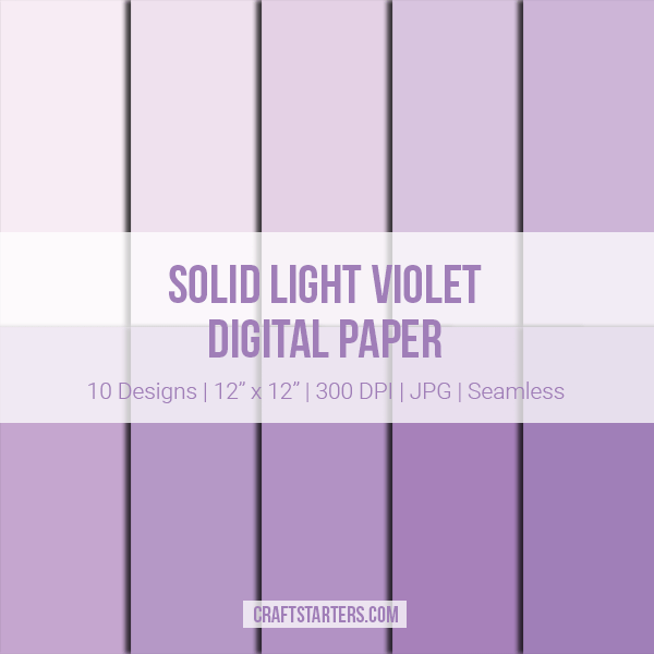 Solid Light Violet Digital Paper