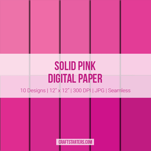 Solid Pink Digital Paper