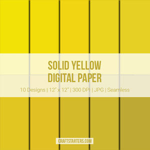 Solid Yellow Digital Paper