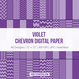 Violet Chevron Digital Paper