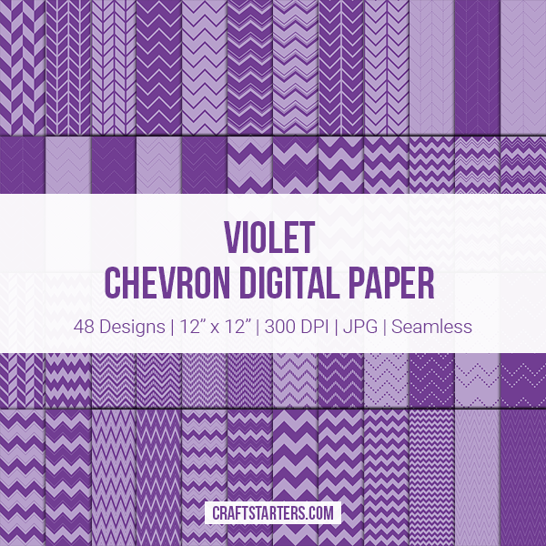 Violet Chevron Digital Paper