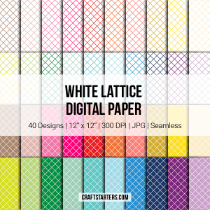 White Lattice Digital Paper