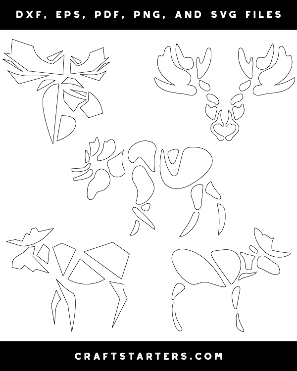 Abstract Moose Patterns