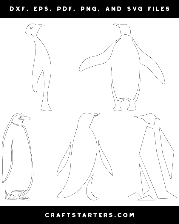 Abstract Penguin Patterns