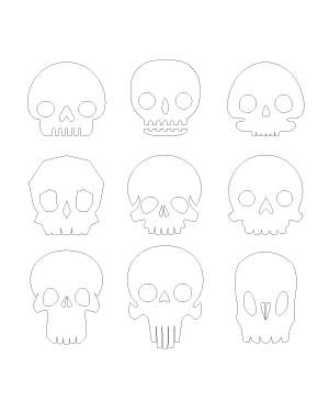 Abstract Skull Patterns