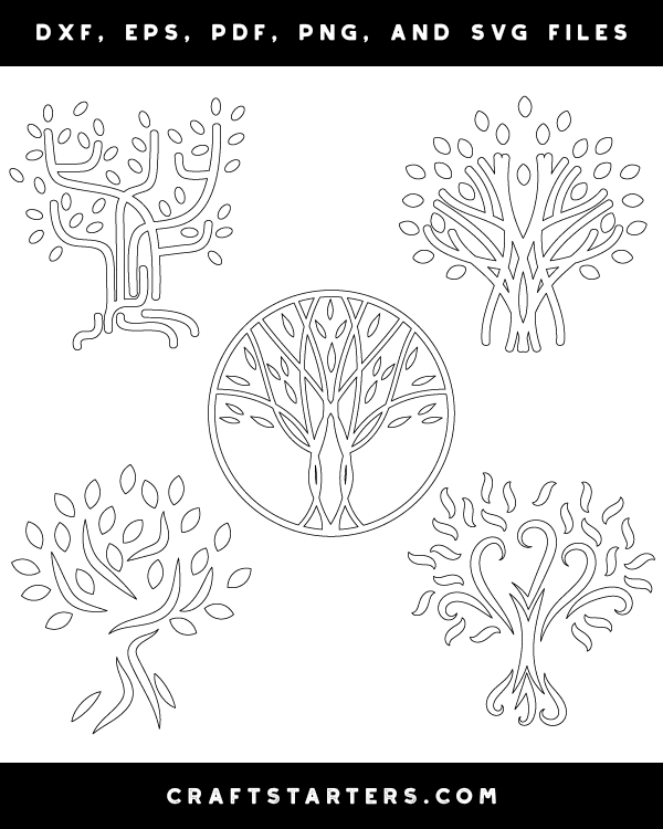 Abstract Tree of Life Patterns