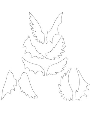 Angel and Devil Wings Patterns