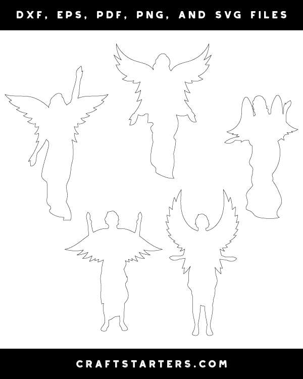 Angel Front View Patterns