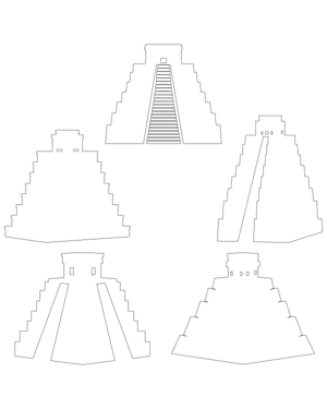 Aztec Pyramid Patterns