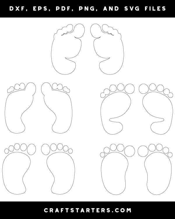 Baby Footprints Patterns