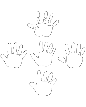 Baby Handprint Patterns