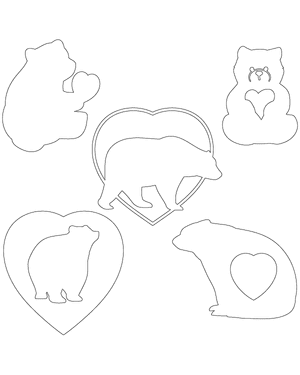 Bear Heart Patterns