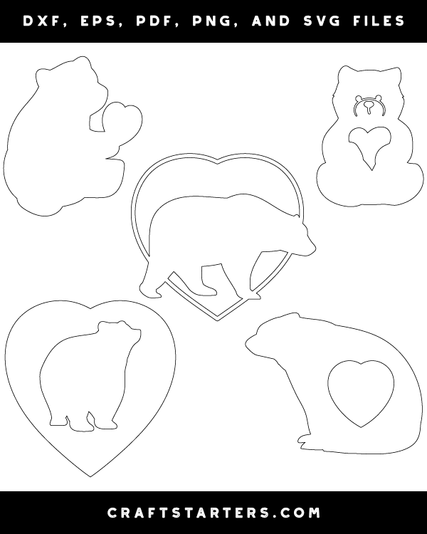 Bear Heart Patterns