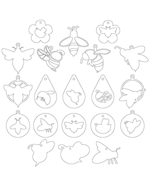 Bee Earring Patterns