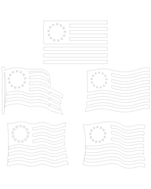 Betsy Ross Flag Patterns