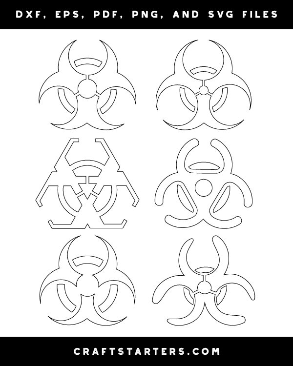 Biohazard Symbol Patterns