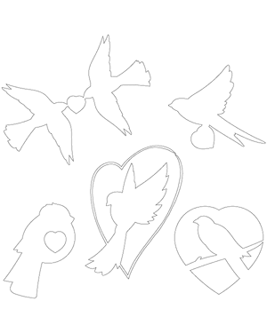 Bird Heart Patterns