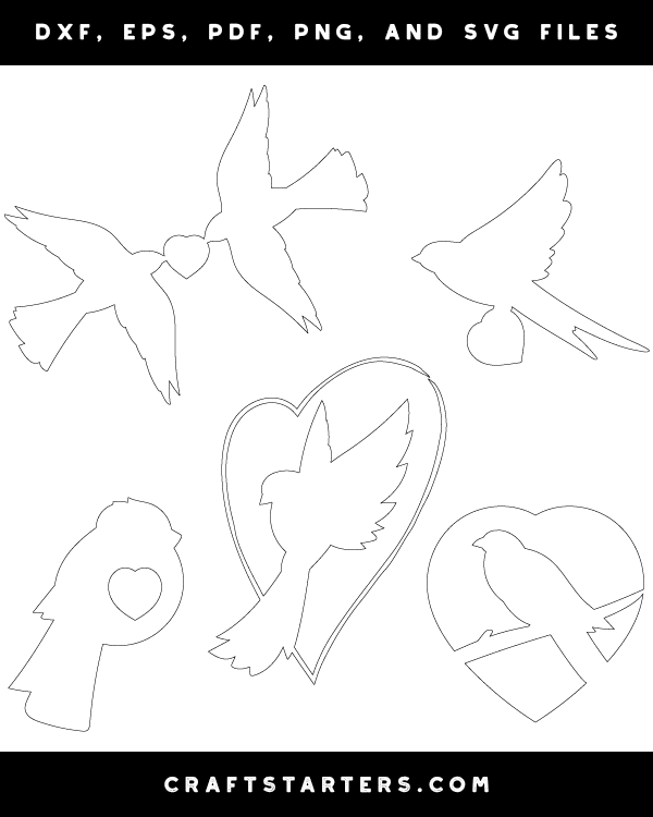 Bird Heart Patterns