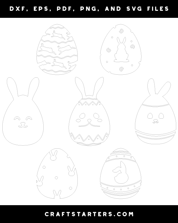 Bunny Easter Egg Patterns