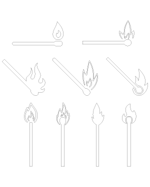 Burning Match Patterns