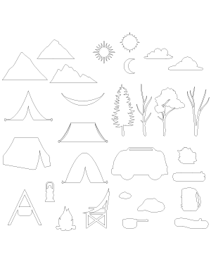 Camping Scene Creator Patterns