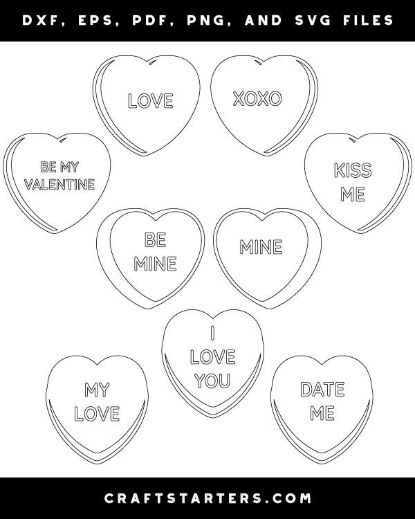 Candy Heart Patterns