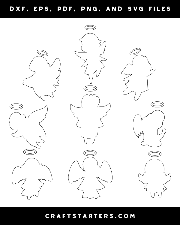 Cartoon Angel Patterns