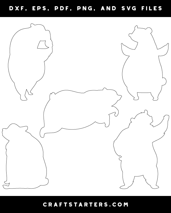 Cartoon Bear Patterns