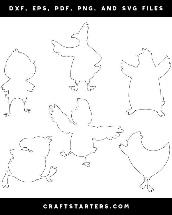 Cartoon Chicken Patterns