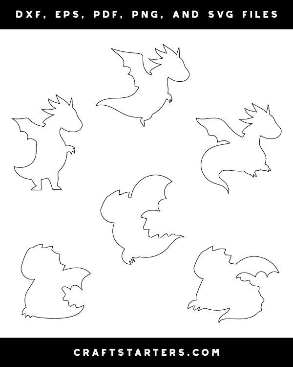 Cartoon Dragon Patterns