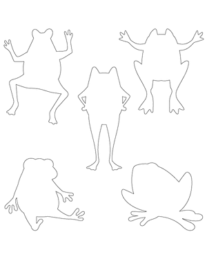 Cartoon Frog Patterns