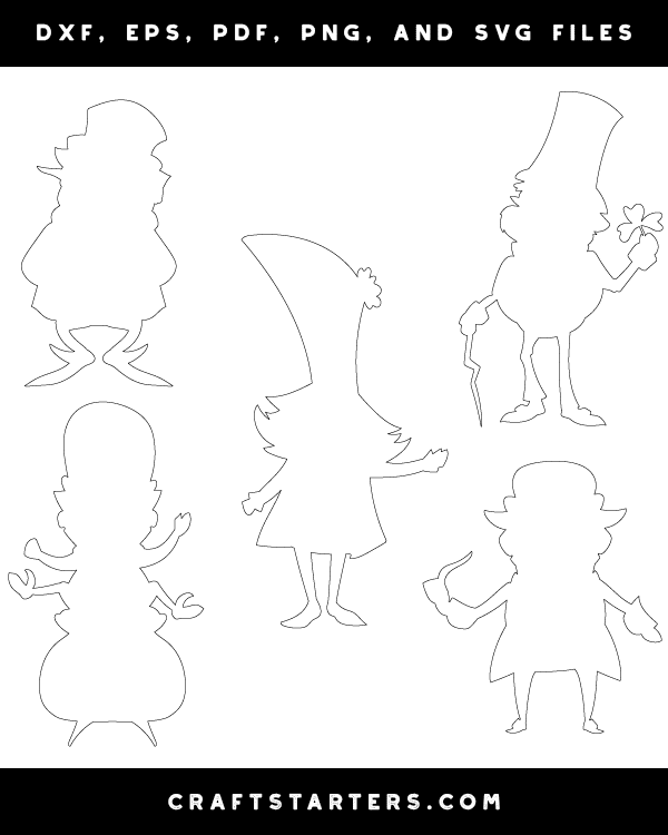 Cartoon Leprechaun Patterns