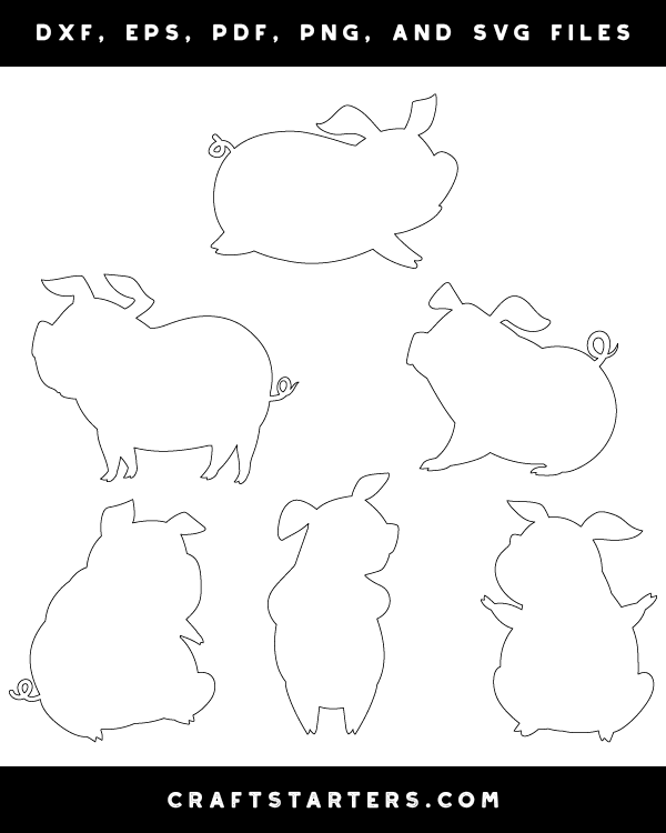 Cartoon Pig Patterns
