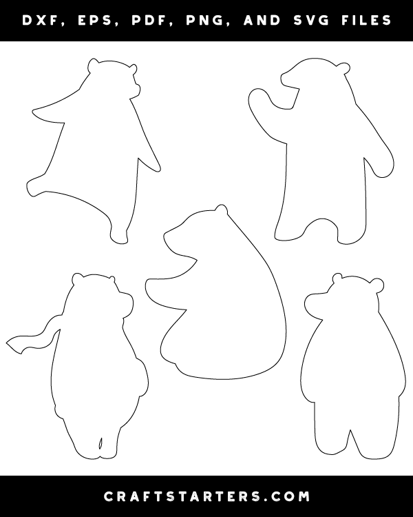 Cartoon Polar Bear Patterns
