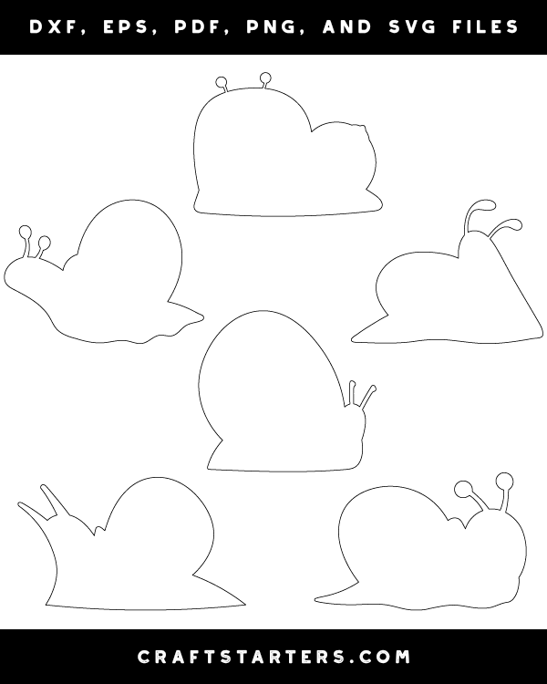 Cartoon Snail Patterns