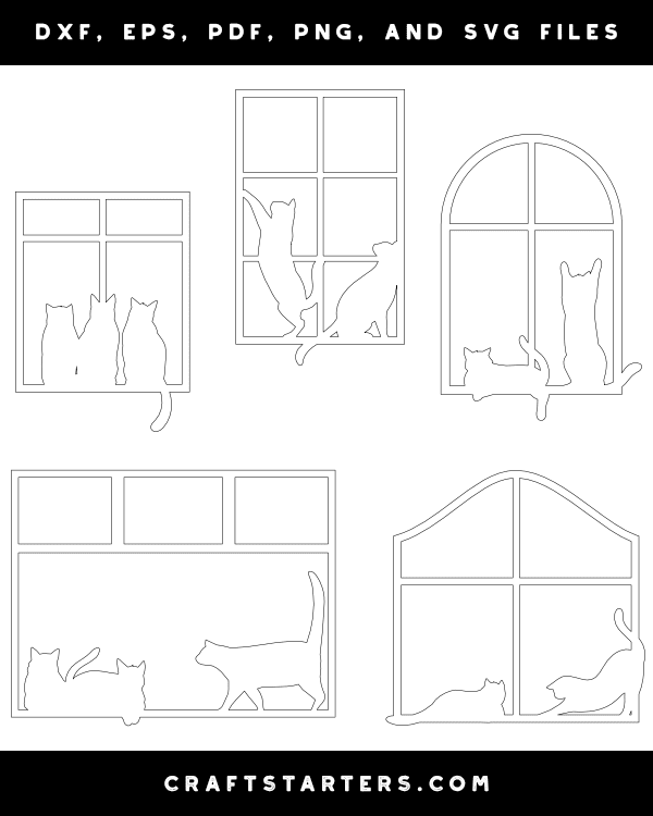 Cats in Window Patterns