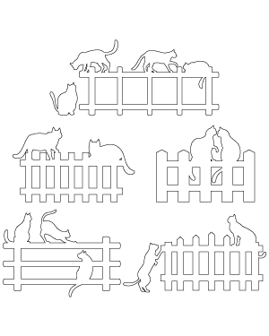 Cats on Fence Patterns