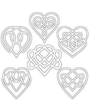 Celtic Heart Patterns