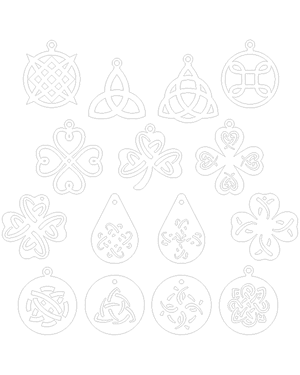 Celtic Knot Earring Patterns