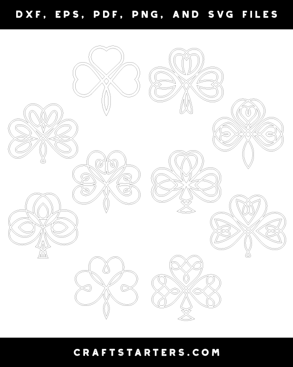 Celtic Shamrock Patterns