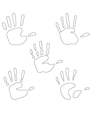 Child Handprint Patterns