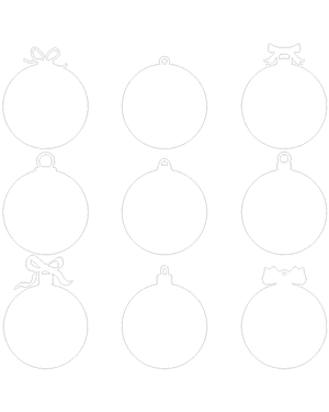 Christmas Ball Ornament Patterns