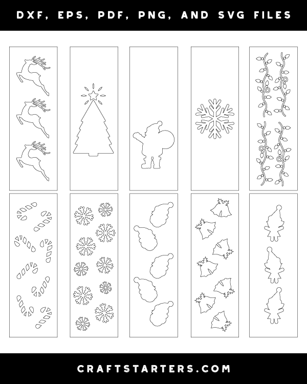 Christmas Bookmark Patterns