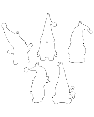 Christmas Gnome Ornament Patterns