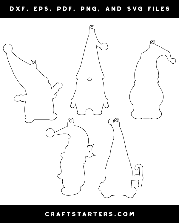 Christmas Gnome Ornament Patterns