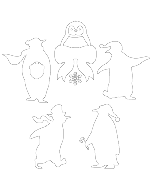 Christmas Penguin Patterns