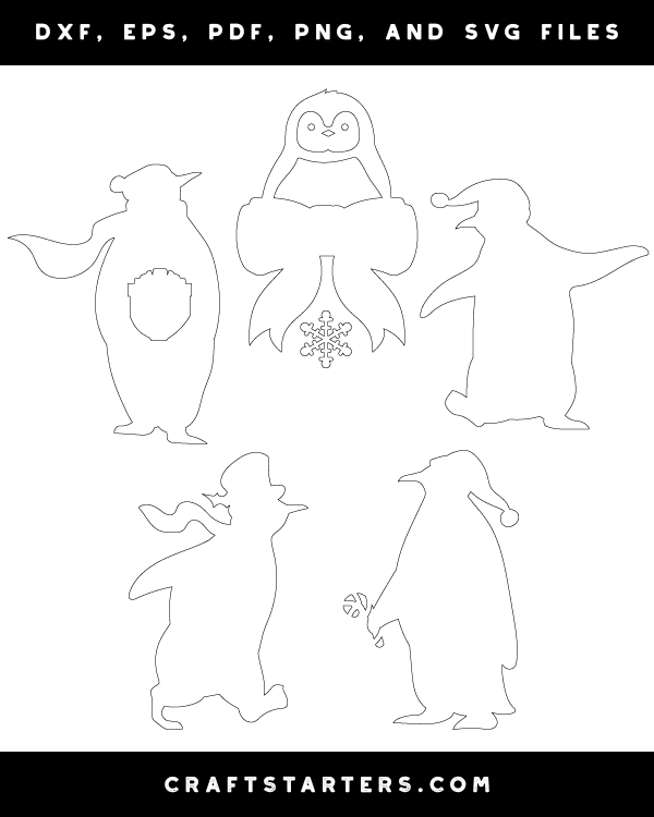 Christmas Penguin Patterns