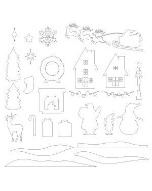 Christmas Scene Creator Patterns