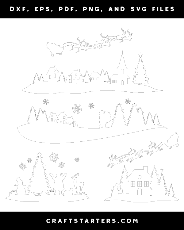 Christmas Scene Patterns